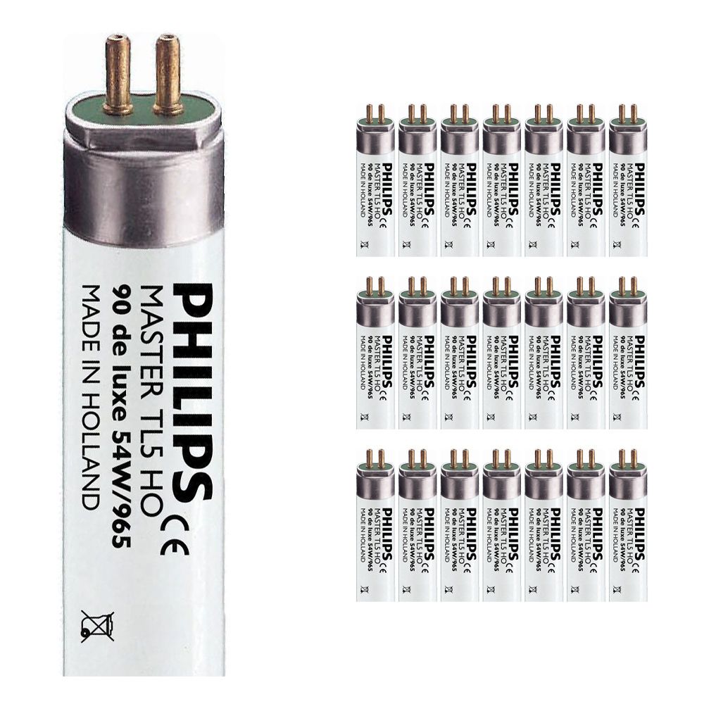 Fordelspakning 20x Philips TL5 HO 90 De Luxe 54W 965 (MASTER) | 115cm - daglys Fordelspakning 20x Philips TL5 HO 90 De Luxe 54W 965 (MASTER) | 115cm - daglys